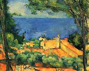 Paul Cezanne L Estaque oil painting reproduction